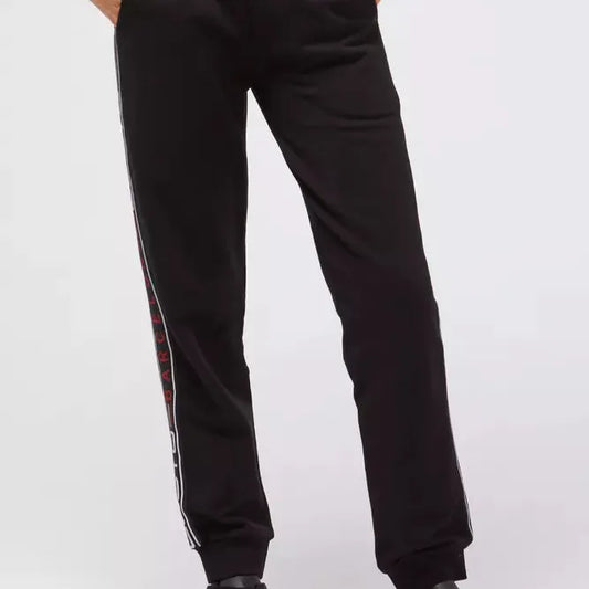 Custo Barcelona Black Cotton Women Sweatpant