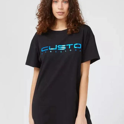 Custo Barcelona Blue Cotton Women T-Shirt