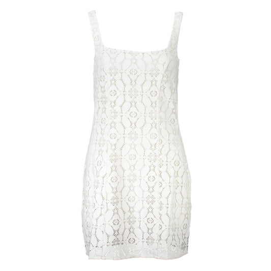 Desigual Bianco Polyester Women Dress