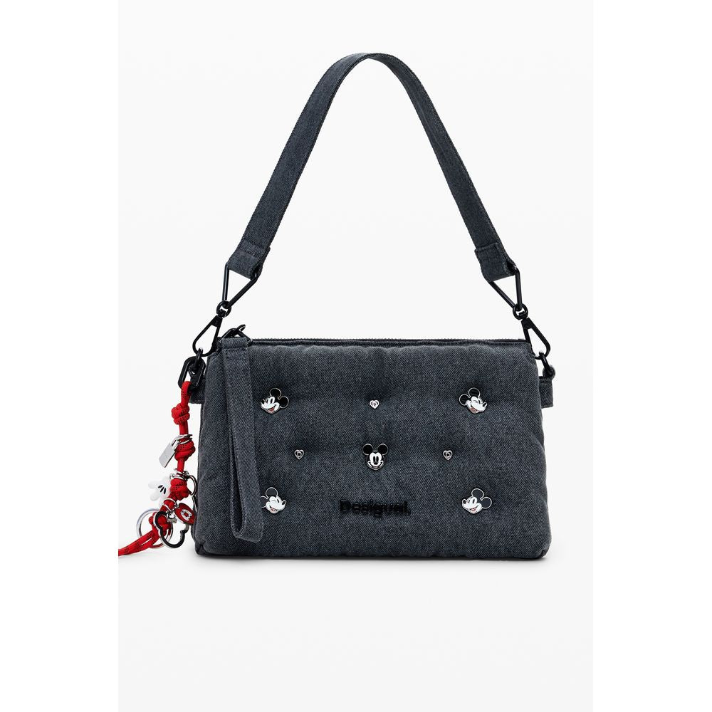 Desigual Gray Polyester Women Handbag