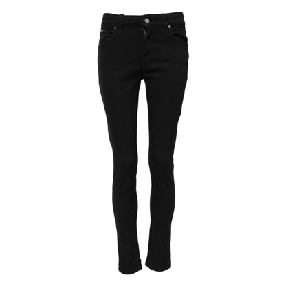 Dolce & Gabbana Black Cotton Casual Skinny Denim Jeans