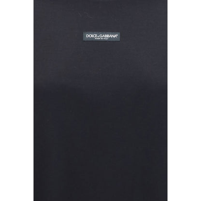 Dolce & Gabbana Black Cotton T-Shirt