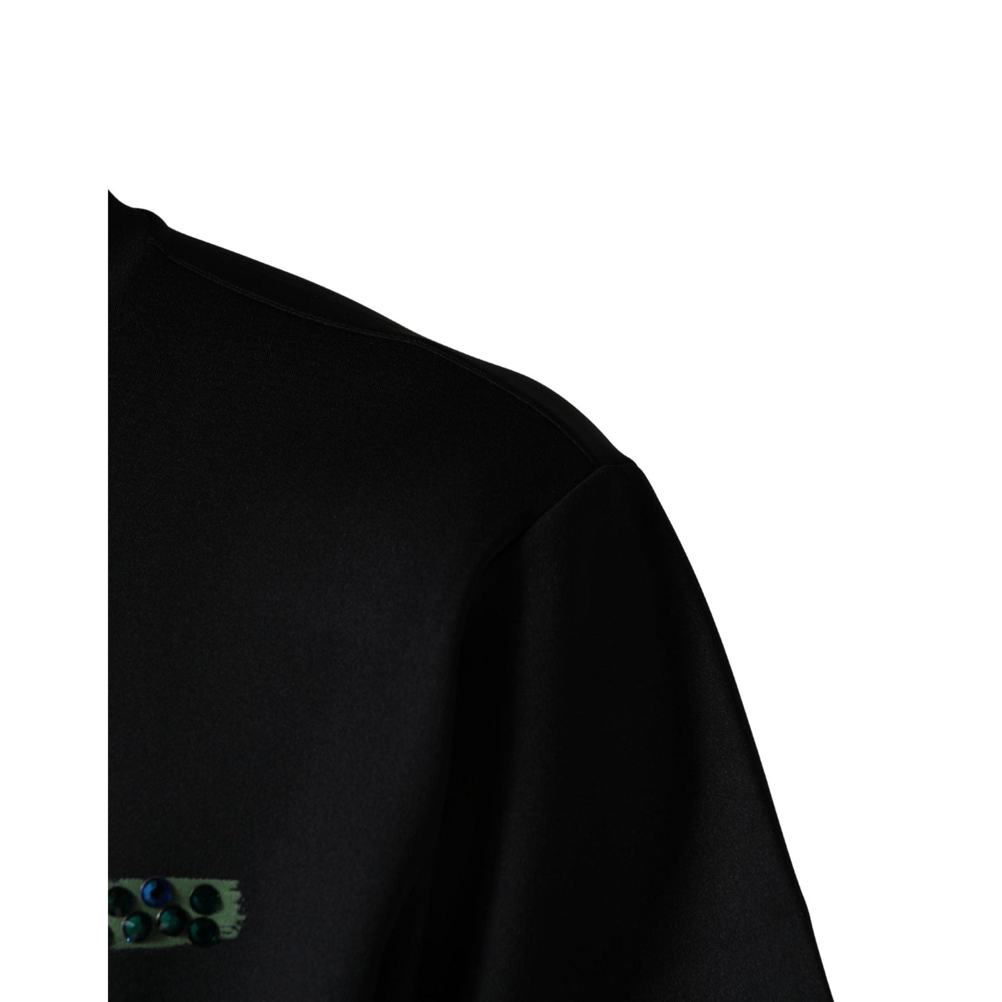 Dolce & Gabbana Black Have Fun Embellished Crew Neck T-shirt