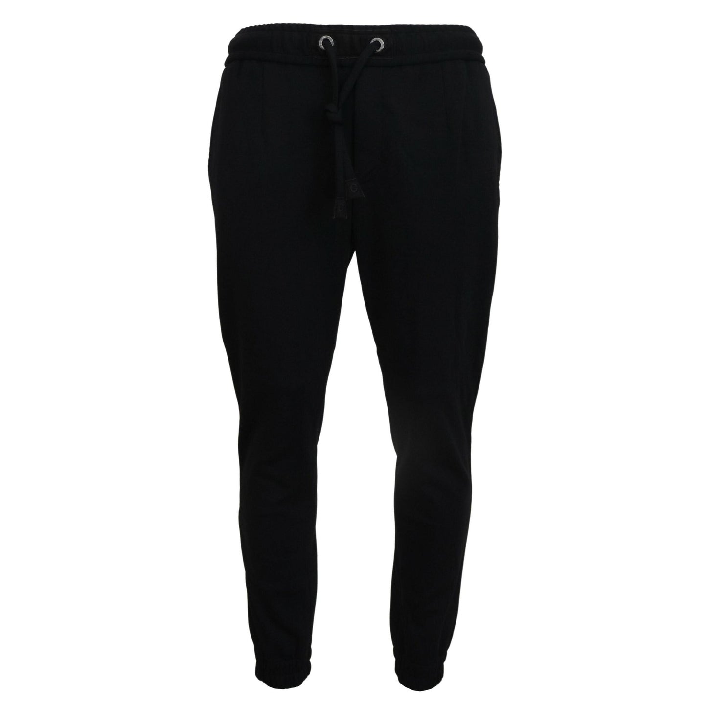 Dolce & Gabbana Black Mens Sport Wool Sweatpants Pants