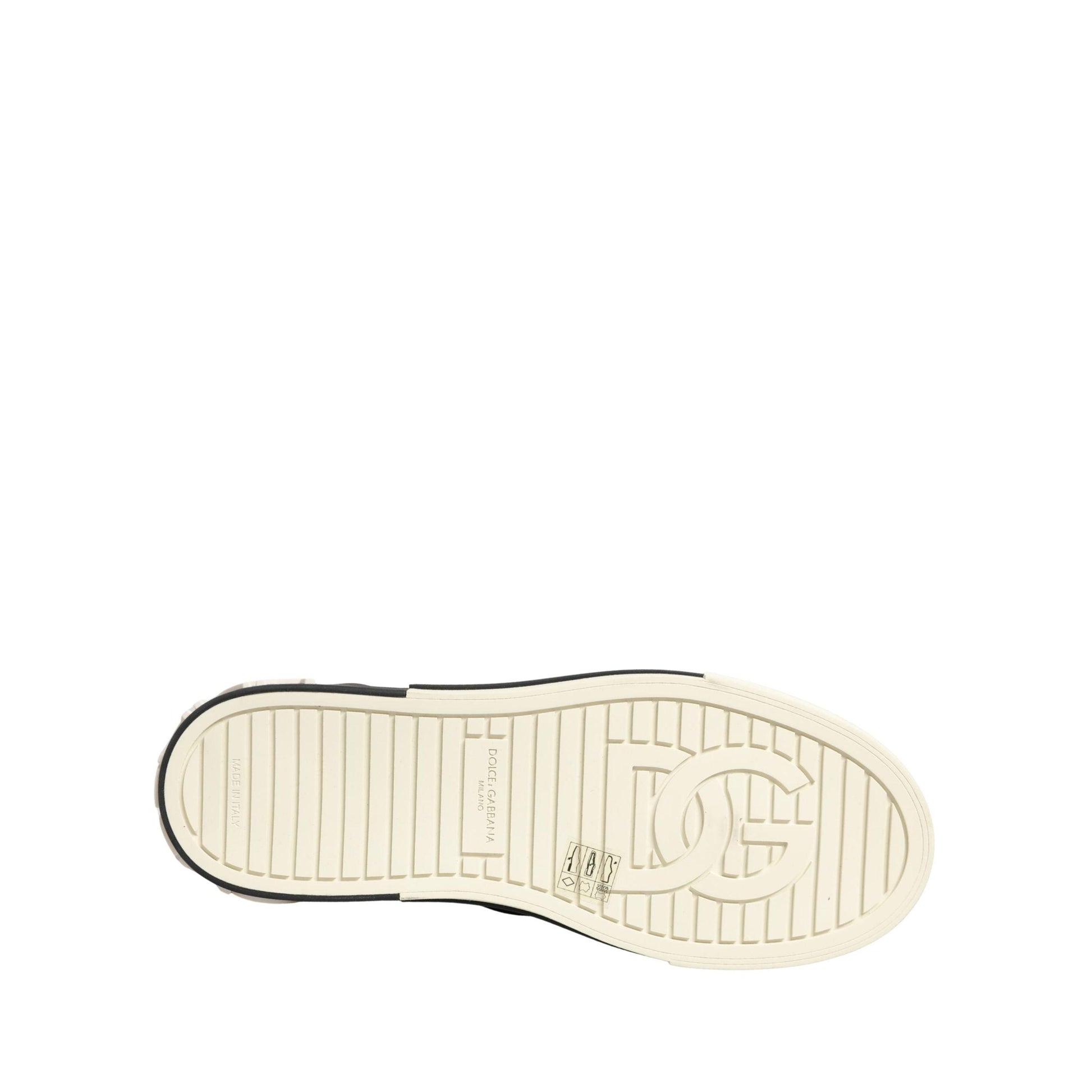 Dolce & Gabbana Black Quilted Slip On Low Top Sneakers Shoes