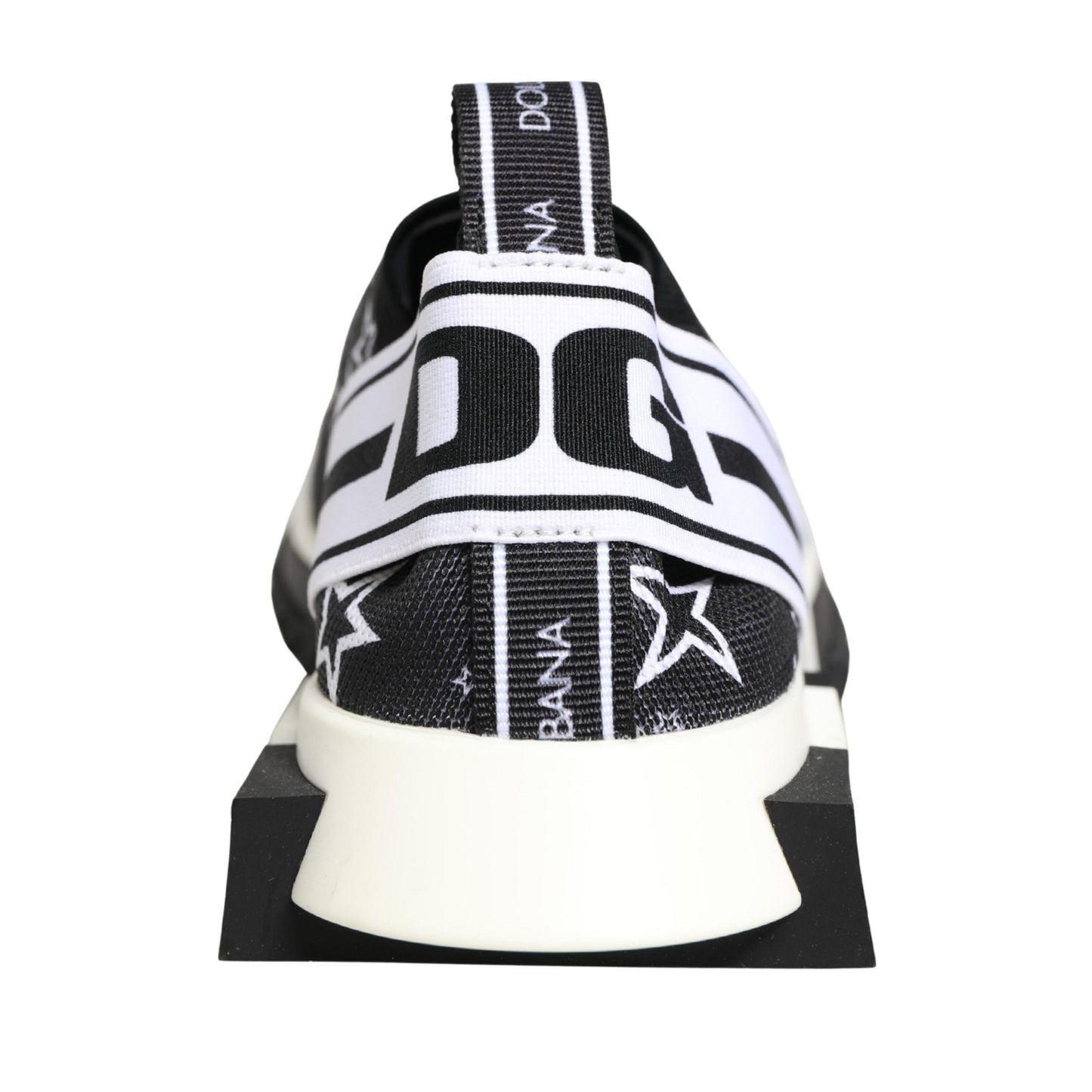 Dolce & Gabbana Black Stars Logo SORRENTO Sneakers Shoes