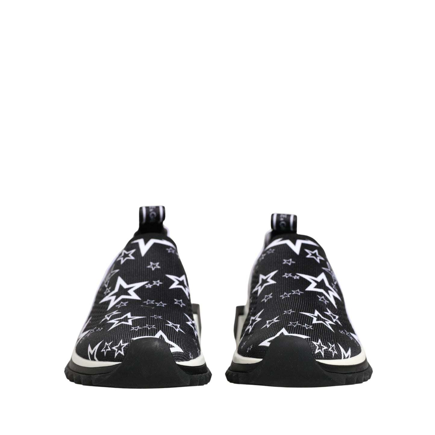 Dolce & Gabbana Black Stars Logo SORRENTO Sneakers Shoes
