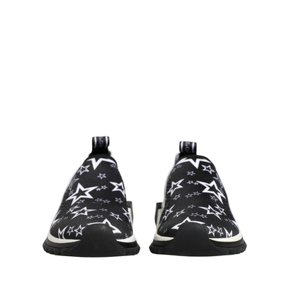 Dolce & Gabbana Black Stars Logo SORRENTO Sneakers Shoes