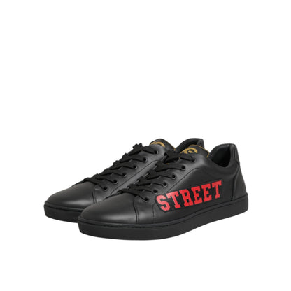 Dolce & Gabbana Black Street Life Low Top Men Sneakers Shoes
