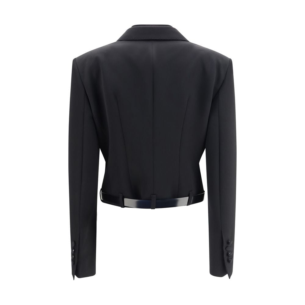 Dolce & Gabbana Black Wool Oves Aries Jacket
