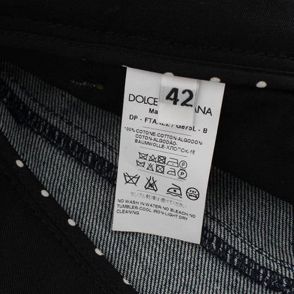 Dolce & Gabbana Blue Denim Cotton CAPRI Torero Jeans