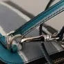 Dolce & Gabbana Blue Leather Cross Body Neck Strap Card Slot Phone Pocket