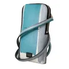 Dolce & Gabbana Blue Leather Cross Body Neck Strap Card Slot Phone Pocket