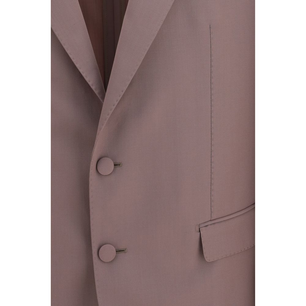 Dolce & Gabbana Brown Wool Oves Aries Jacket