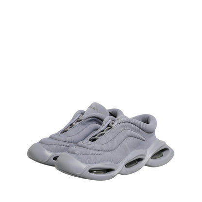 Dolce & Gabbana Gray Slip On Wave Low Top Sneakers