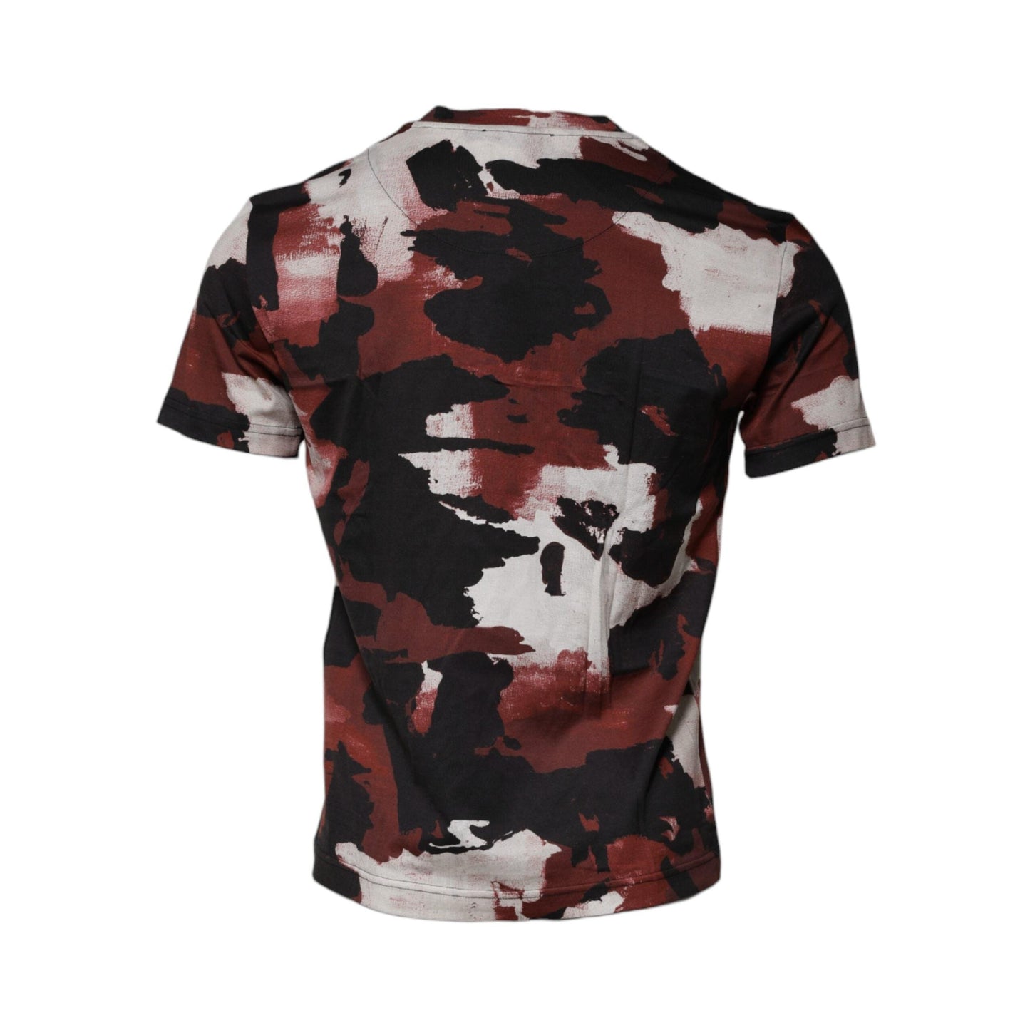 Dolce & Gabbana Multicolor Camouflage Crew Neck T-shirt
