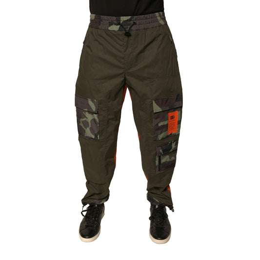 Dolce & Gabbana Multicolor Camouflage Jogger Cargo Pants