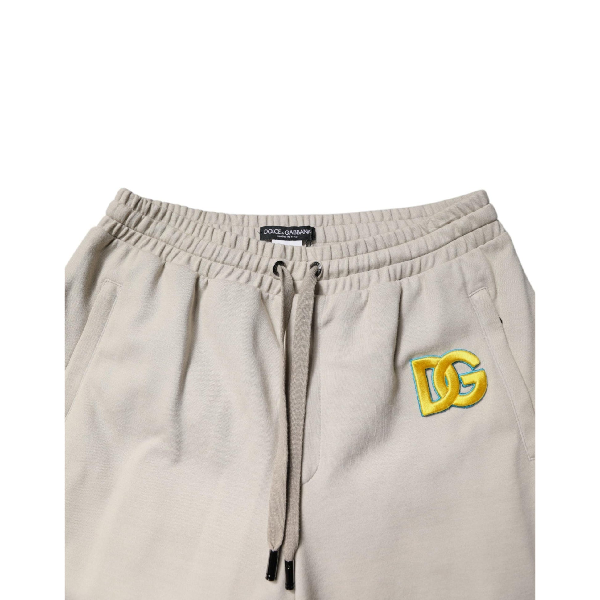 Dolce & Gabbana Multicolor Cotton DG Jogger Sweatpants Pants