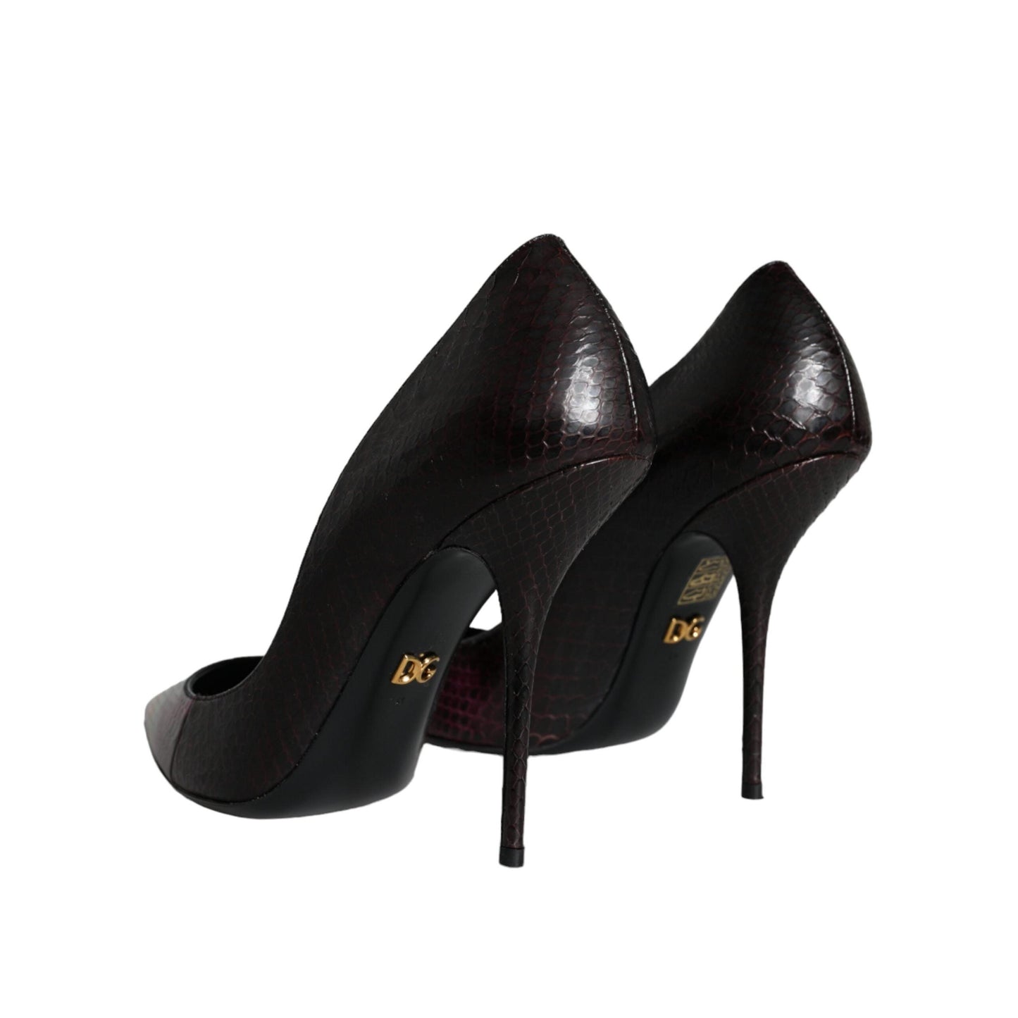 Dolce & Gabbana Multicolor Exotic Leather Heels Pumps Shoes