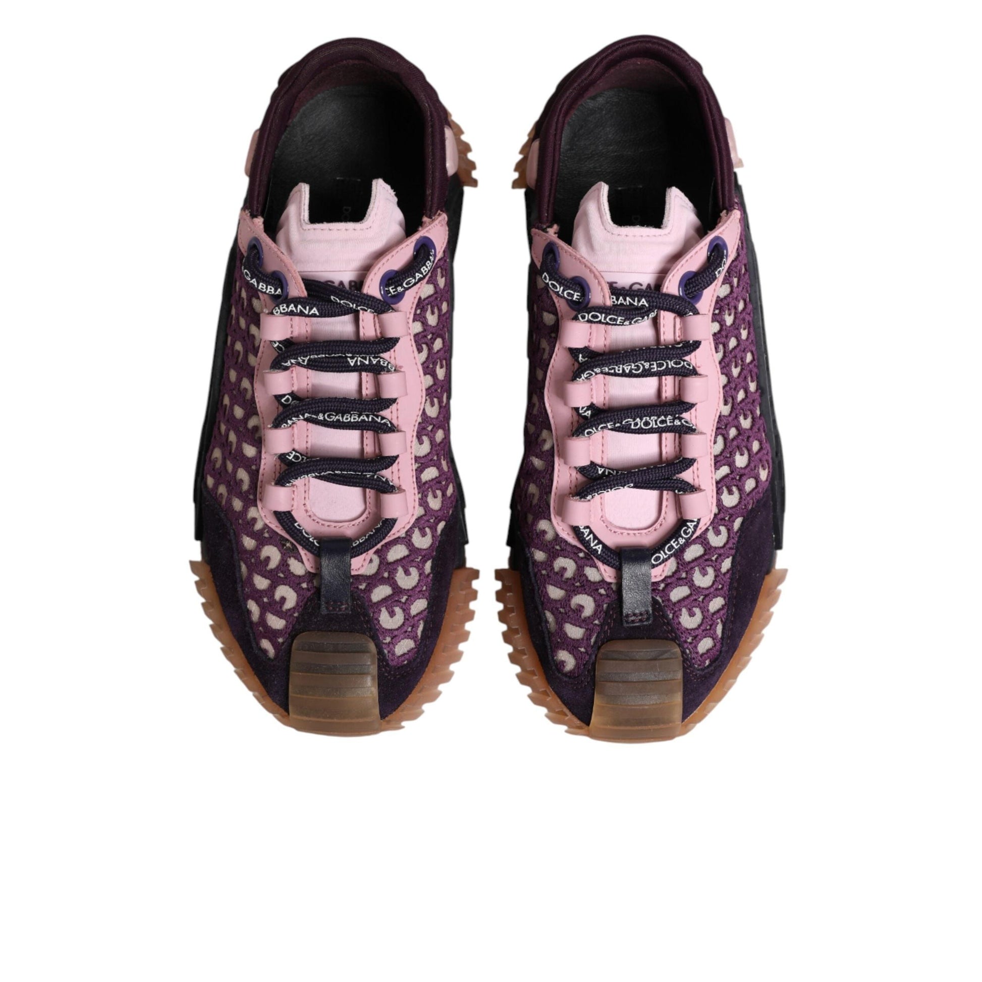 Dolce & Gabbana Multicolor Logo Low Top NS1 Sneakers Shoes