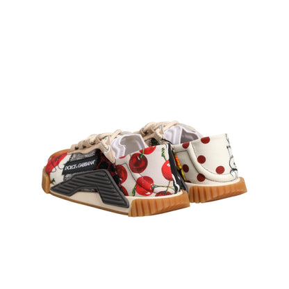 Dolce & Gabbana Multicolor Logo Low Top NS1 Sneakers Shoes
