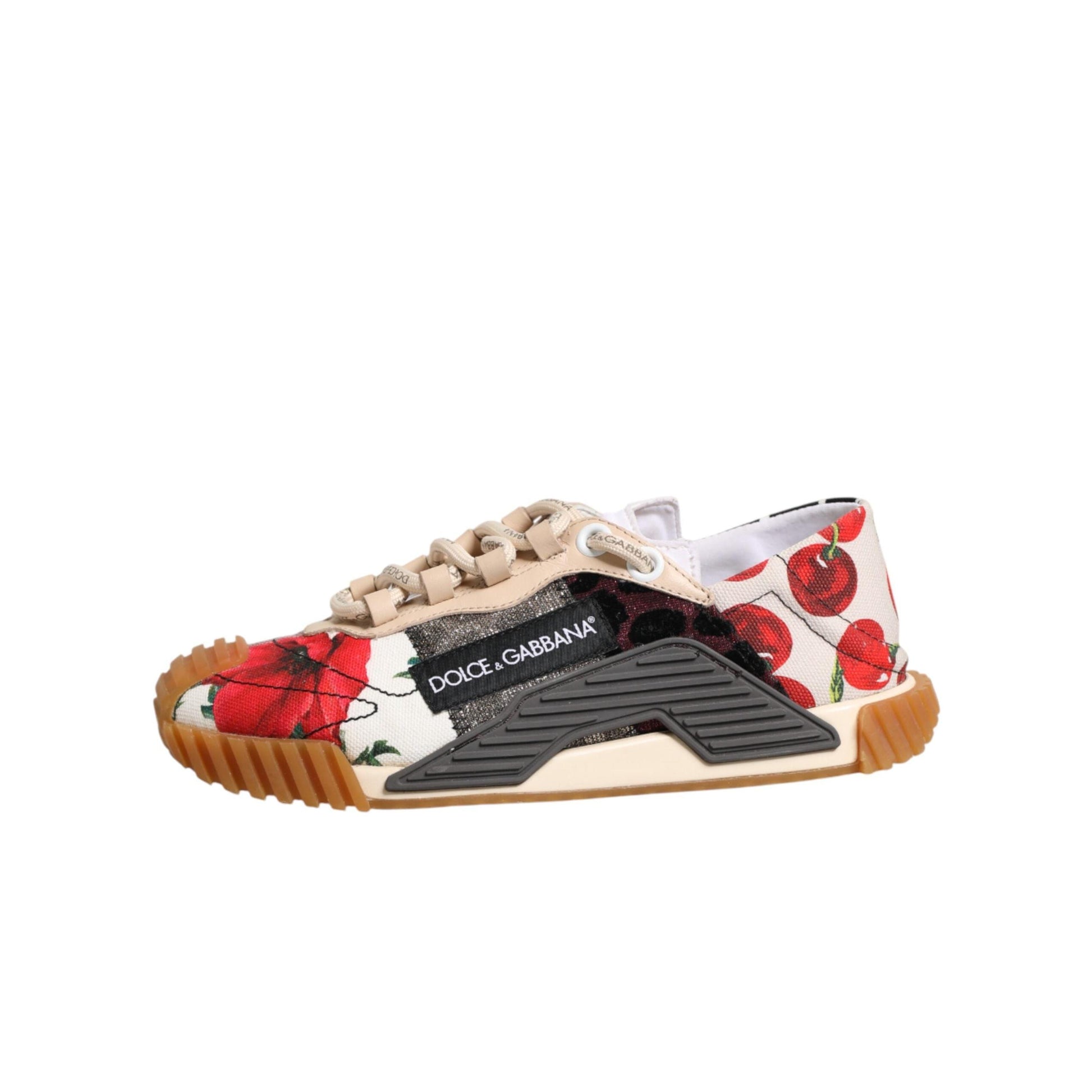 Dolce & Gabbana Multicolor Logo Low Top NS1 Sneakers Shoes