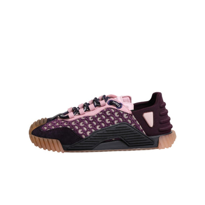 Dolce & Gabbana Multicolor Logo Low Top NS1 Sneakers Shoes