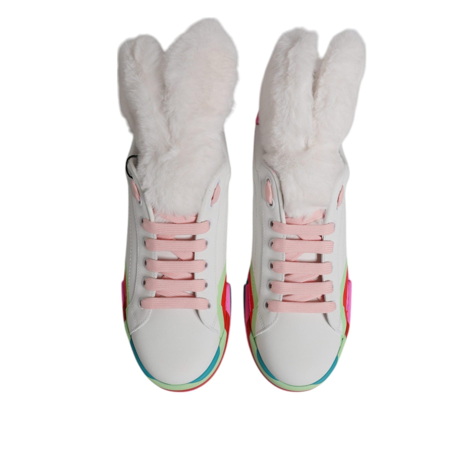Dolce & Gabbana Multicolor Low Top Trainers Sneakers Shoes