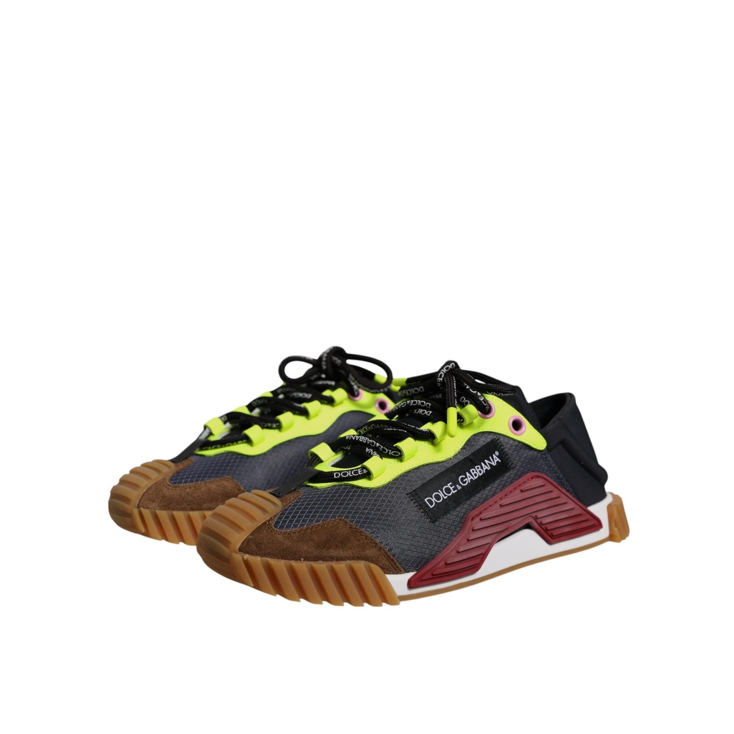 Dolce & Gabbana Multicolor Nylon Low Top NS1 Sneakers Shoes
