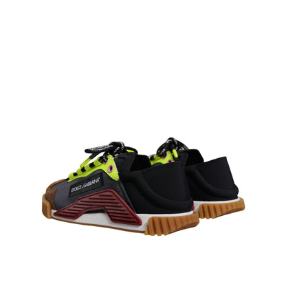 Dolce & Gabbana Multicolor Nylon Low Top NS1 Sneakers Shoes
