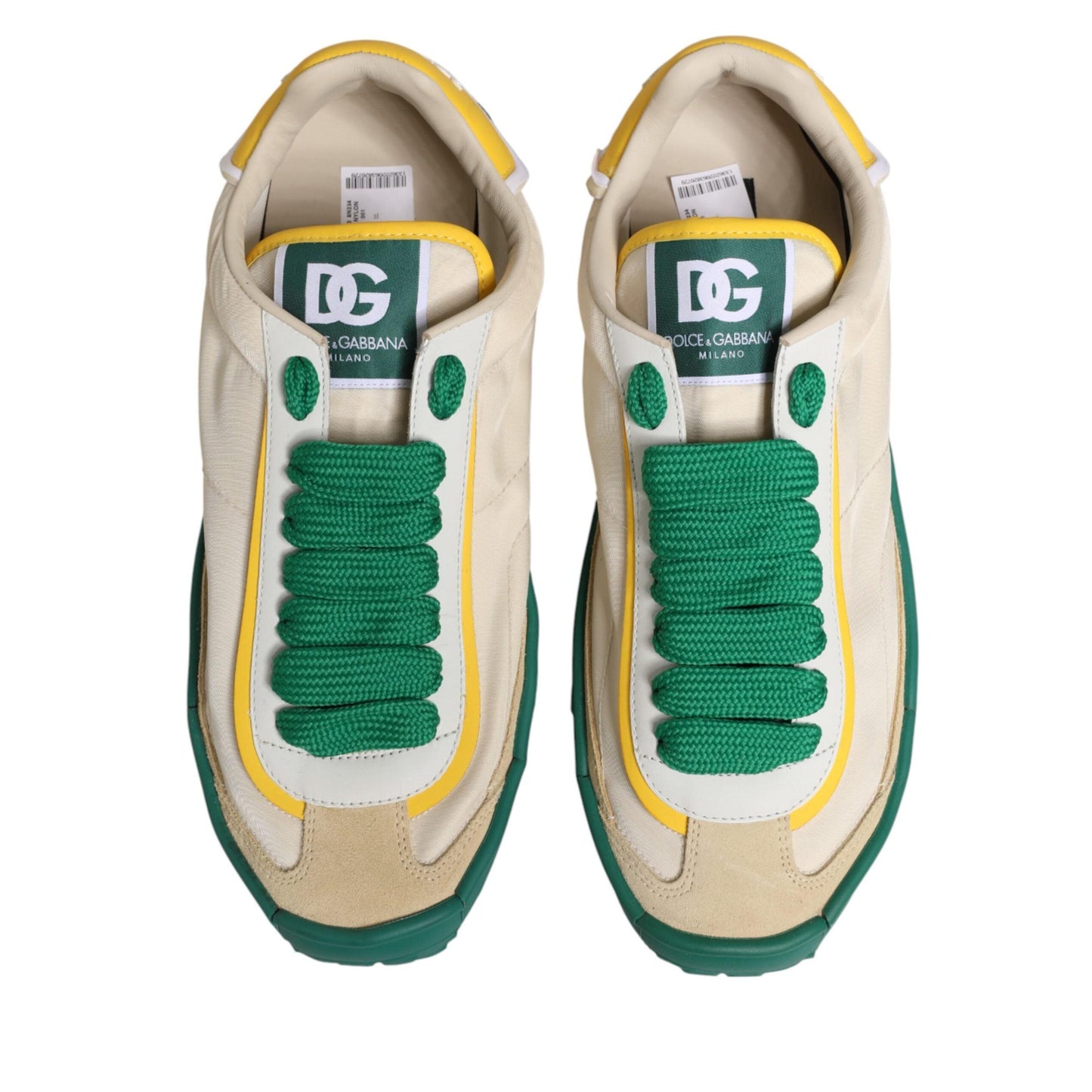 Dolce & Gabbana Multicolor Old Runner Lace Up Sneakers Shoes