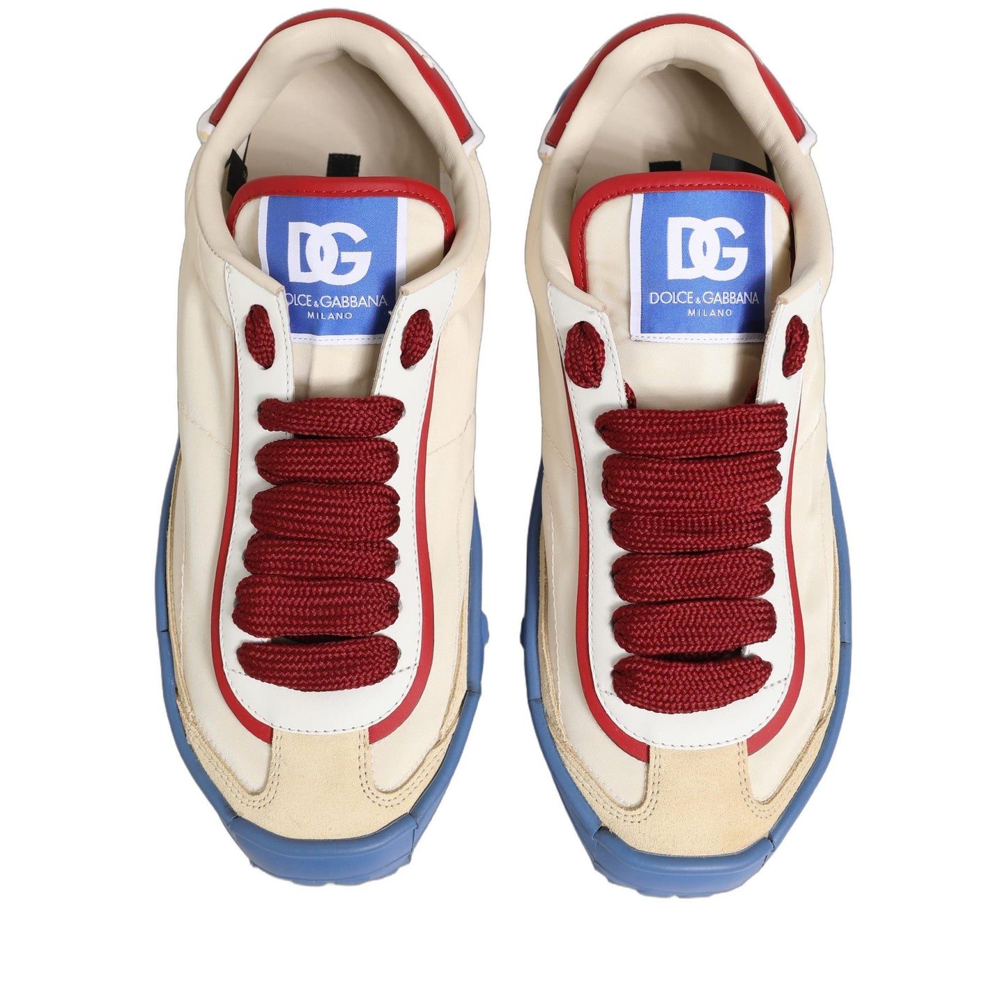 Dolce & Gabbana Multicolor Old Runner Lace Up Sneakers Shoes