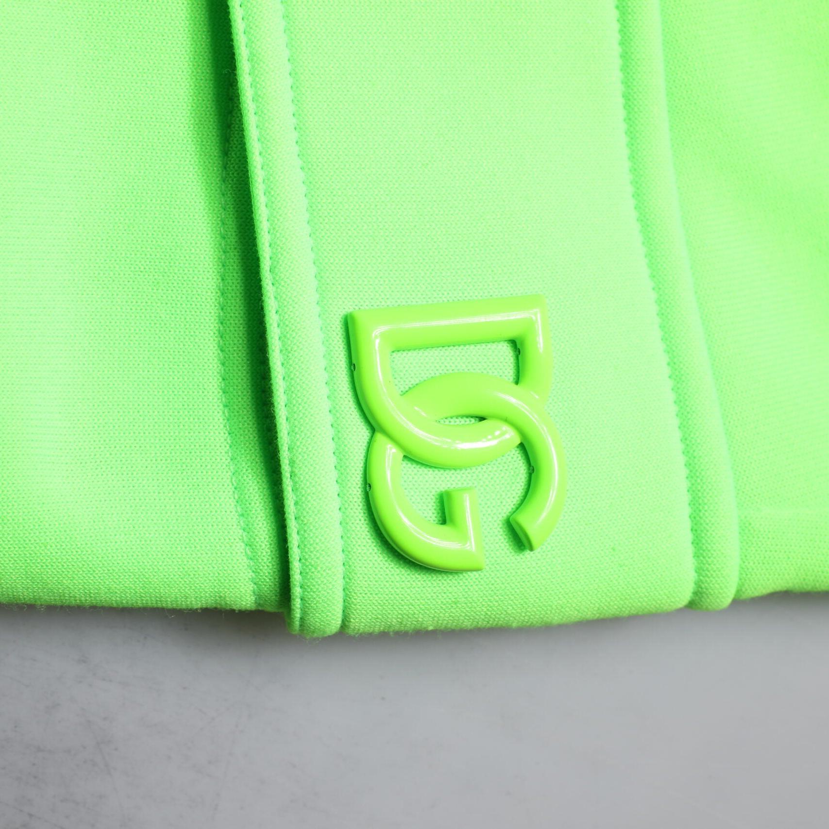 Dolce & Gabbana Neon Green Cargo Jogger Men Sweatpants Pants