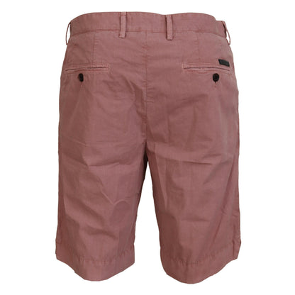 Dolce & Gabbana Pink Chinos Cotton Casual Mens Shorts