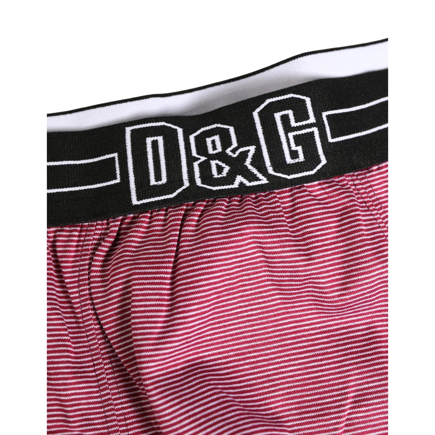 Dolce & Gabbana Pink D&G Logo Cotton Regular Boxer Underwear