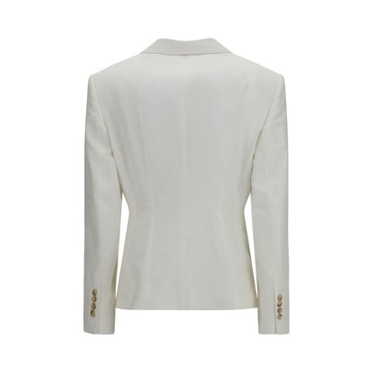 Dolce & Gabbana White Cotton Blazer