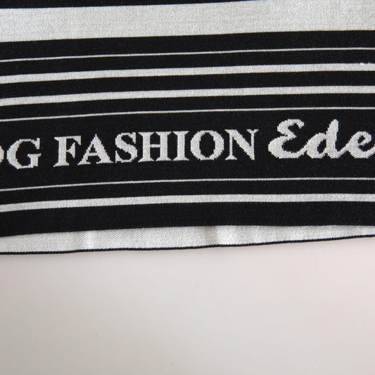 Dolce & Gabbana White Cotton DG Fashion Crew Neck Tee T-shirt