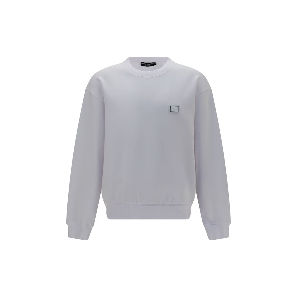 Dolce & Gabbana White Cotton Sweatshirt