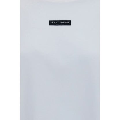 Dolce & Gabbana White Cotton T-Shirt