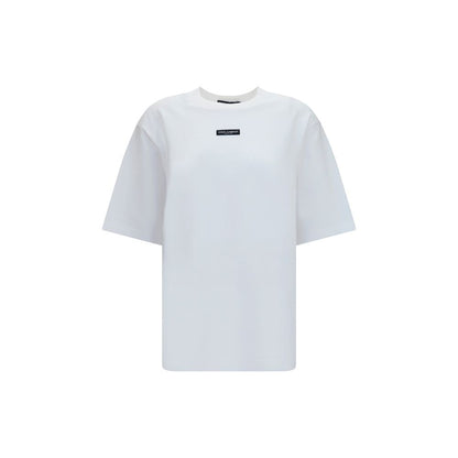 Dolce & Gabbana White Cotton T-Shirt