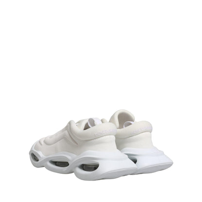 Dolce & Gabbana White Slip On Wave Low Top Sneakers Shoes