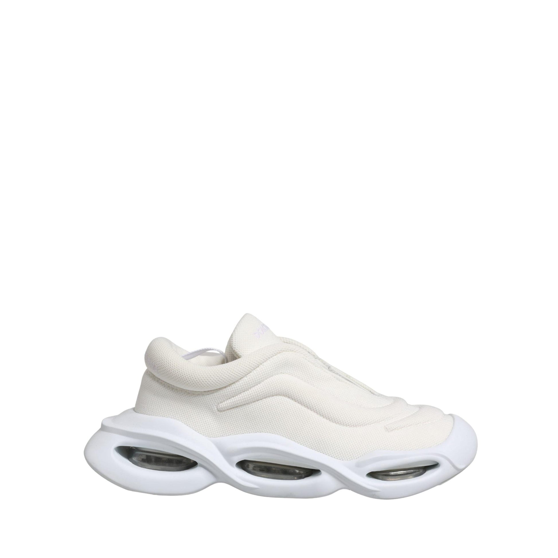 Dolce & Gabbana White Slip On Wave Low Top Sneakers Shoes