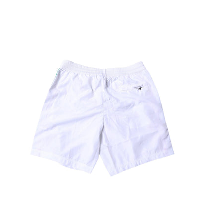 Dolce & Gabbana White Stripes Beachwear Shorts 2 Pc Swimwear