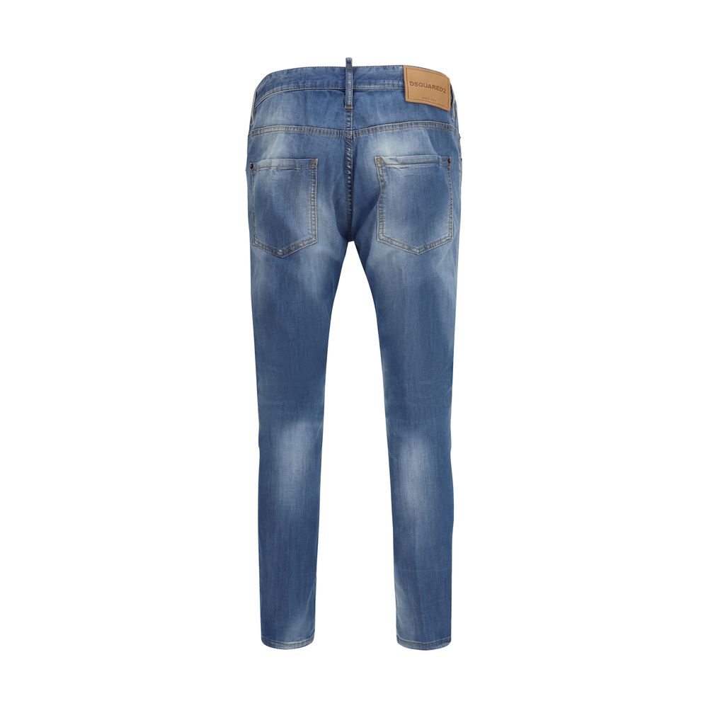 Dsquared² Blue Cotton Jeans Denim