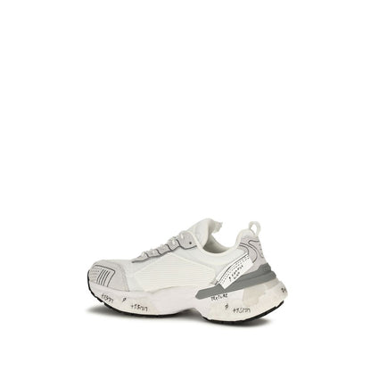 Dsquared² White Polyester Athletic Sneakers