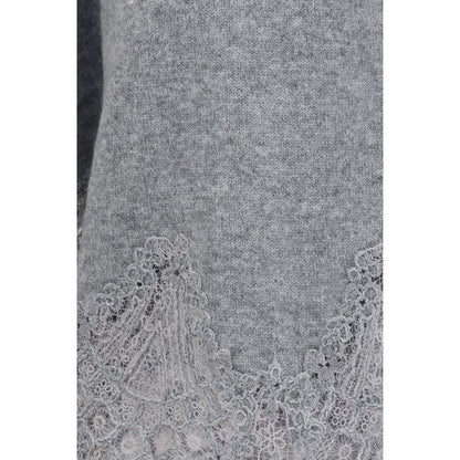 Ermanno Scervino Gray Cashmere Sweater