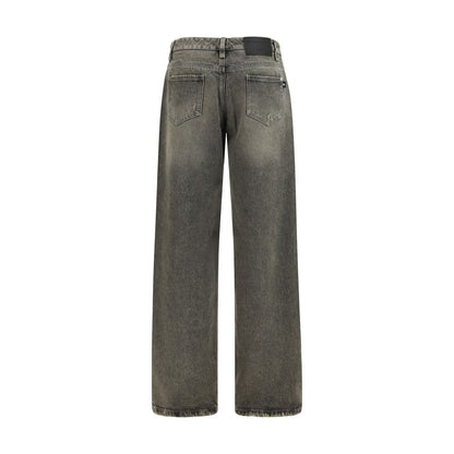 Ermanno Scervino Gray Cotton Relaxed Fit Jeans