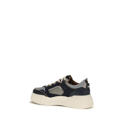 Fendi Multicolor Calf Leather Bos Taurus Athletic Sneakers