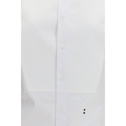 Fendi White Cotton Dress Shirt