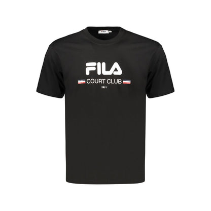 Fila Black Cotton Men's T-Shirt